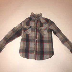 Long sleeve mens button down shirt